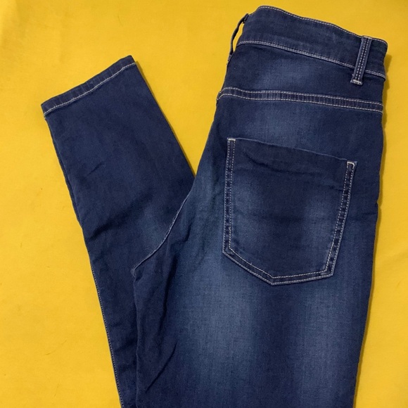 Nicole Miller Atelier High Rise Dark Wash Jeans - Picture 3 of 6